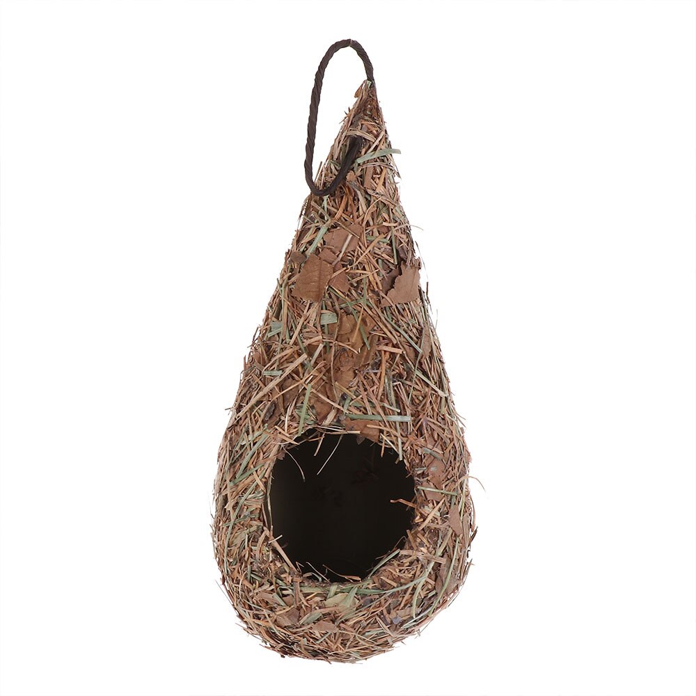 Natuurlijke Vogel Hut Voor Buiten Hand Geweven Roosting Nest Vogel Hut Voor Yard Decoratie Kolibrie Huis Vogel nest: 1Pc A-Birds Nest
