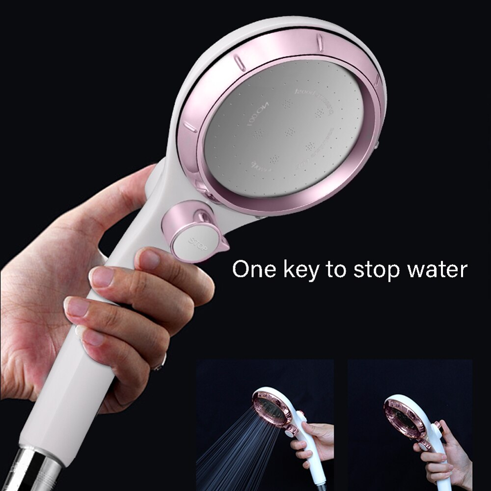 Handheld Afneembaar En Wasbaar Onder Druk Waterbesparende Douche Douchekop Douche Een Gezonde Stop Water Verstelbare Flow