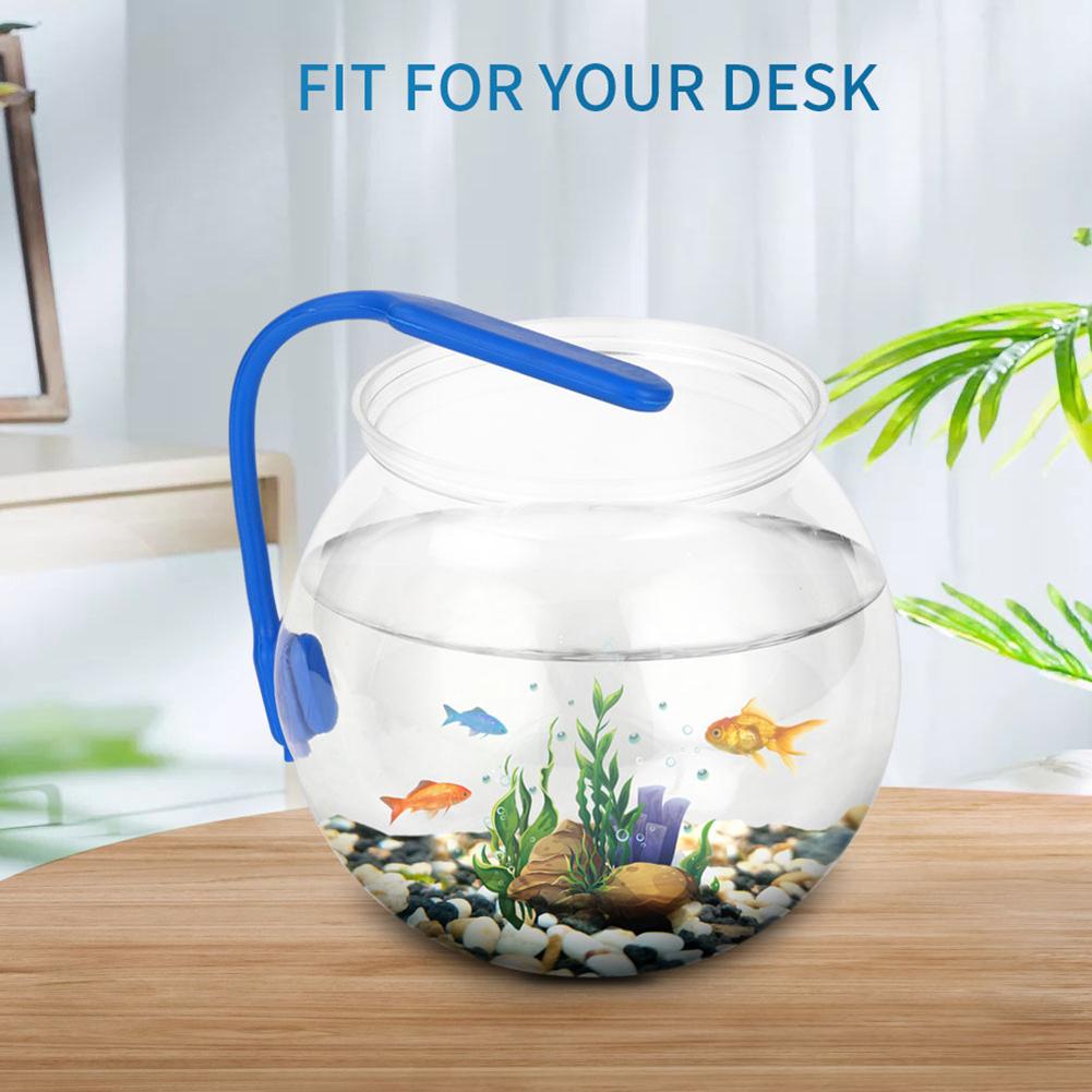 Leuke Transparante Ronde Vissenkom Bal-Vormige Anti-Fall Onbreekbaar Aquarium Voor Bruiloften Woonkamer Desktop Woondecoratie