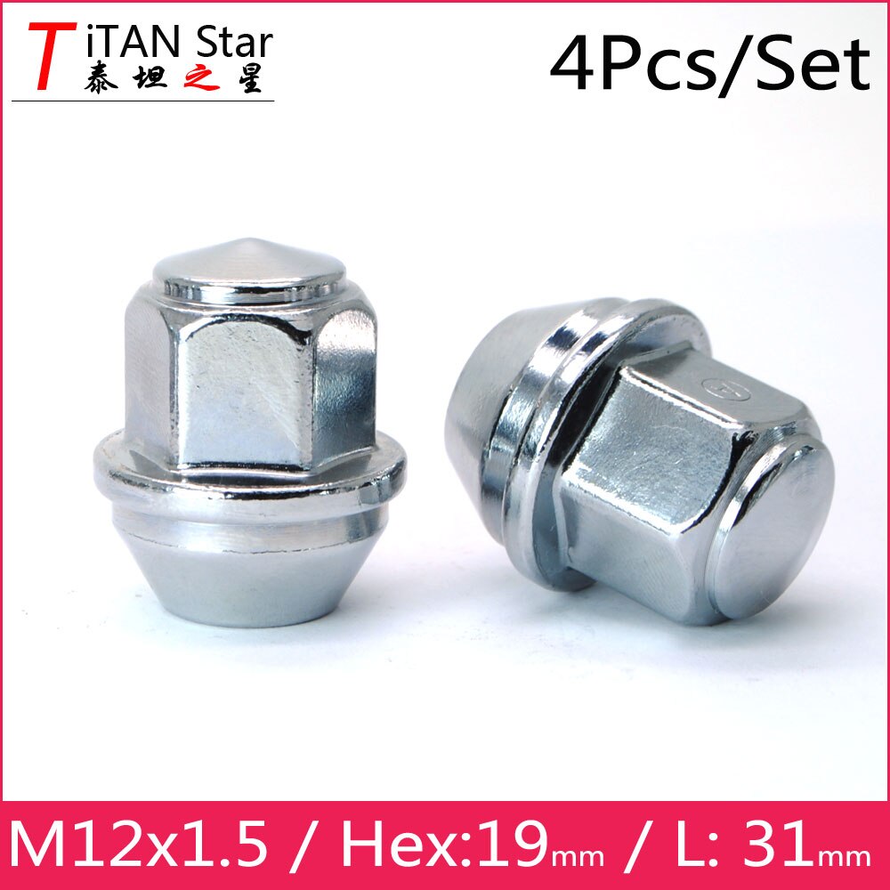 4 st  m12 x 1.5 oem oe lager fabriksfälgar fälgar ekollmuttrar 1.5 för ford focus fusion ecosport escape ranger lincoln mkz mkc