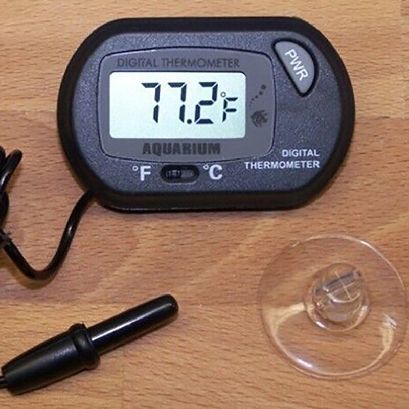 Suction Cup Thermometer Sucker Fish Tank Electronic Thermometer Waterproof Diving Stylish Appearance Digital Thermometer