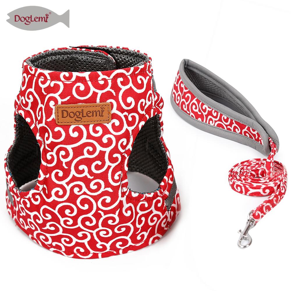 Japanse Bloem Kat Harness Cat Kleding Kleding Voor Katten Puppy Hond Kat Leash Hond Harnas Kraag Voor Cat Pet levert: Red / S