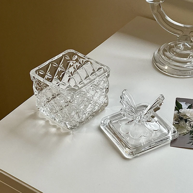 3d szklane słoiki z pokrywką w kształcie motyla, dozownik cukru, słoik na przyprawy, artykuły kuchenne, dekoracja domu, słoik na miód