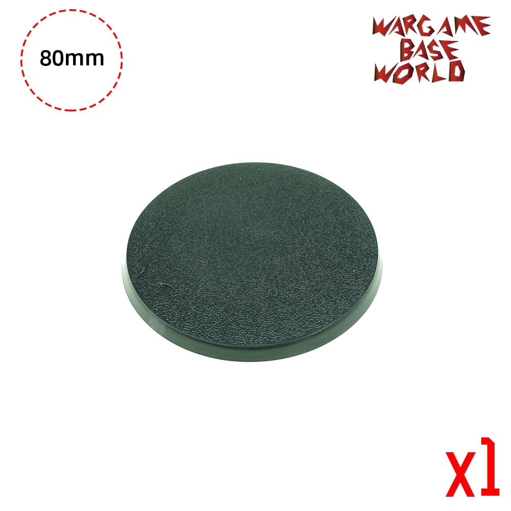 Wargame Base Wereld-80 Mm Ronde Bases