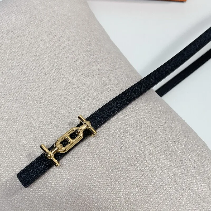 Cintura semplice in vita sottile da donna 1.3 strato a testa piena di grana di pesce con dovuto lati con cintura accessoria con fibbia scavata in acciaio: Oro / 90 CENTIMETRI