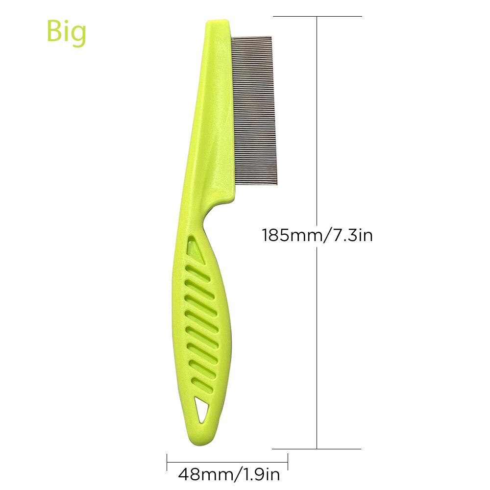 Hair Lice Comb Brushes Terminator Fine Egg Dust Nit Free Removal Stainless Steel: 9