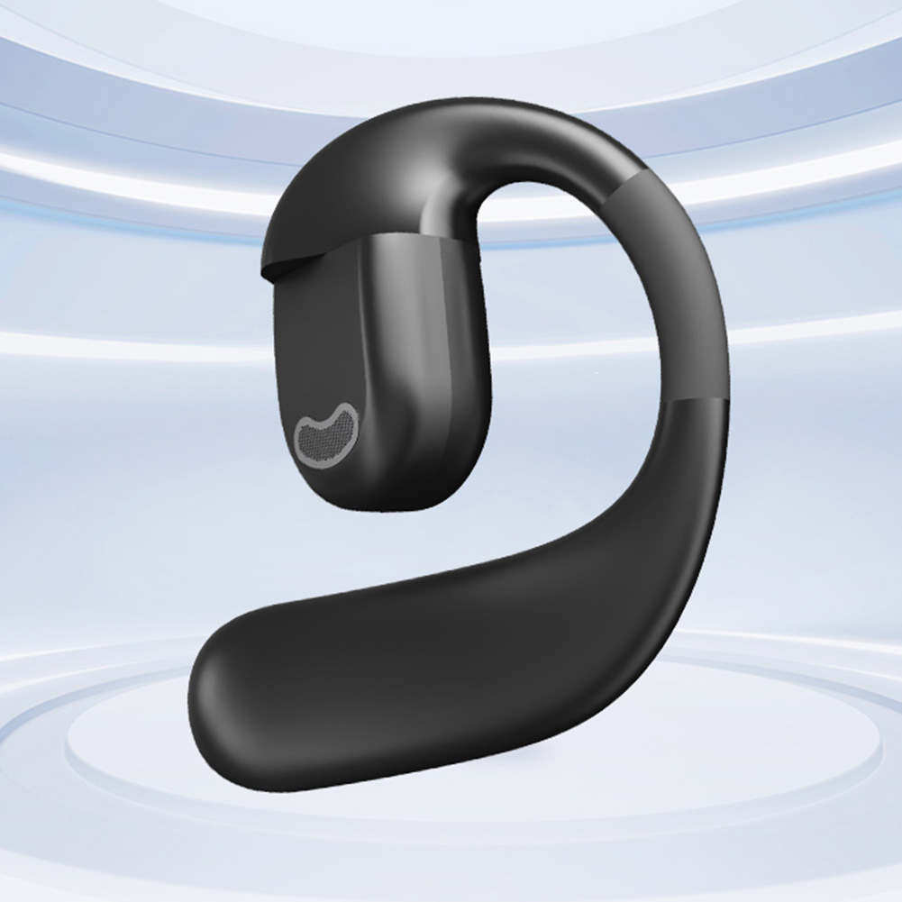 Ear hook business headphones, bluetooth compatible, 5.4 with hd microphone, open-ear headphones, waterproof hi-fi stereo earphones for sports