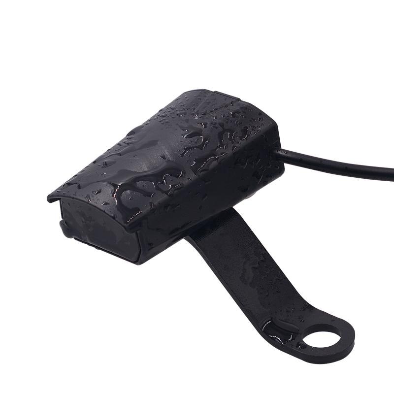 Motorcycle Usb Charger Single Port USB Motorcycle Electric Car Waterproof Mobile Phone USB Charger 5V/1.2A With Indicator Lights