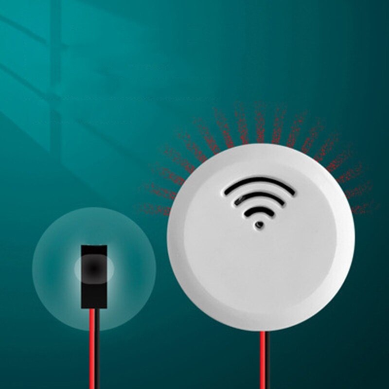 Alarma de nivel de agua con sonda, Detector de fugas de agua, sistema de seguridad de desbordamiento para pecera, acuario, hogar,