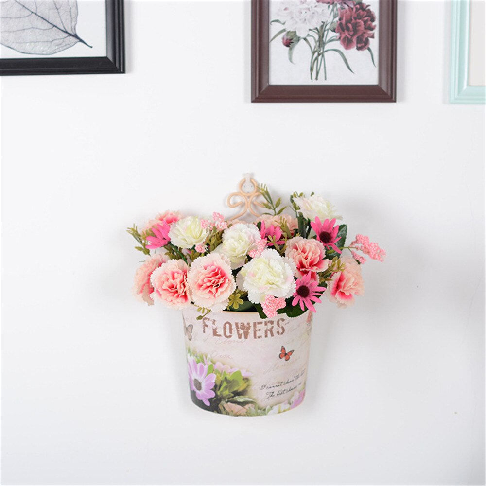 Wall Hanging Planter Plant Pot Trough Garden Fence Balcony Railing Flower Basket Plastic Flower Pots Flowers Bucket Home Decor