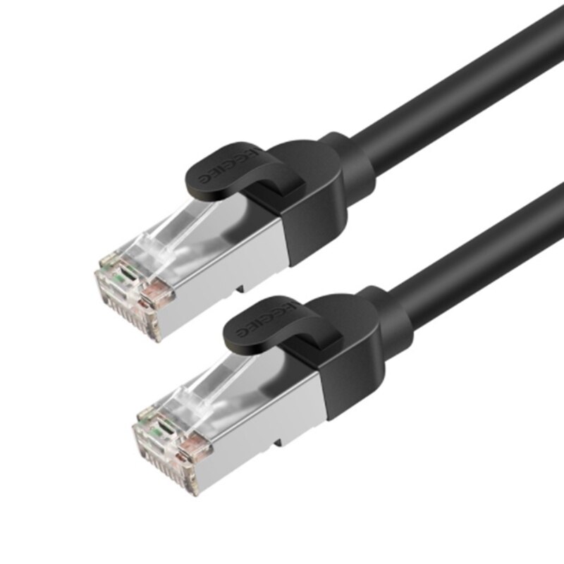 VEGGIEG RJ45 Kategorie 6 Doppel-Geschirmt Gigabit Netzwerk Kabel, Überwachung Geschirmt Gold-Überzogene Kopf-20M: Default Title