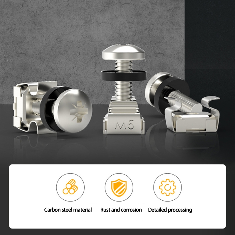 Y3NC Galvanized Cross Cabinet Screws Network Server Screw Chassis Wiring Frame Wire