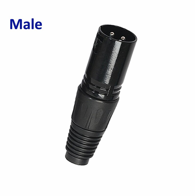 XLR 3 Pin Vrouwelijke Jack Of Stekker Connector, DMX512 Signaal Kabel Connector.: Male