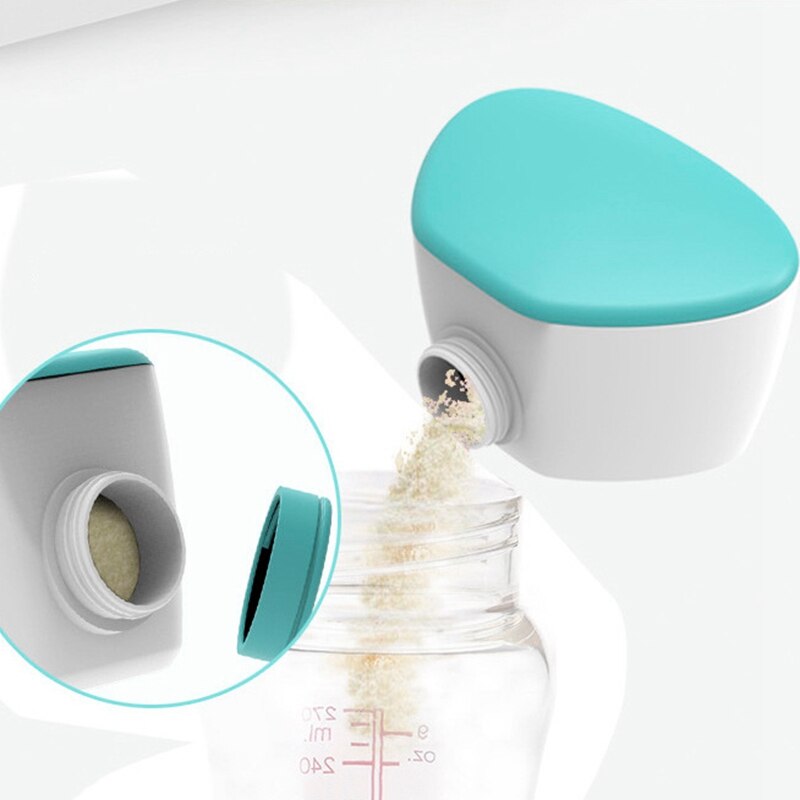 Baby Milk Powder Dispenser Portable PP Container for Children Four-Grid Storage Box Sealed Feeding Box