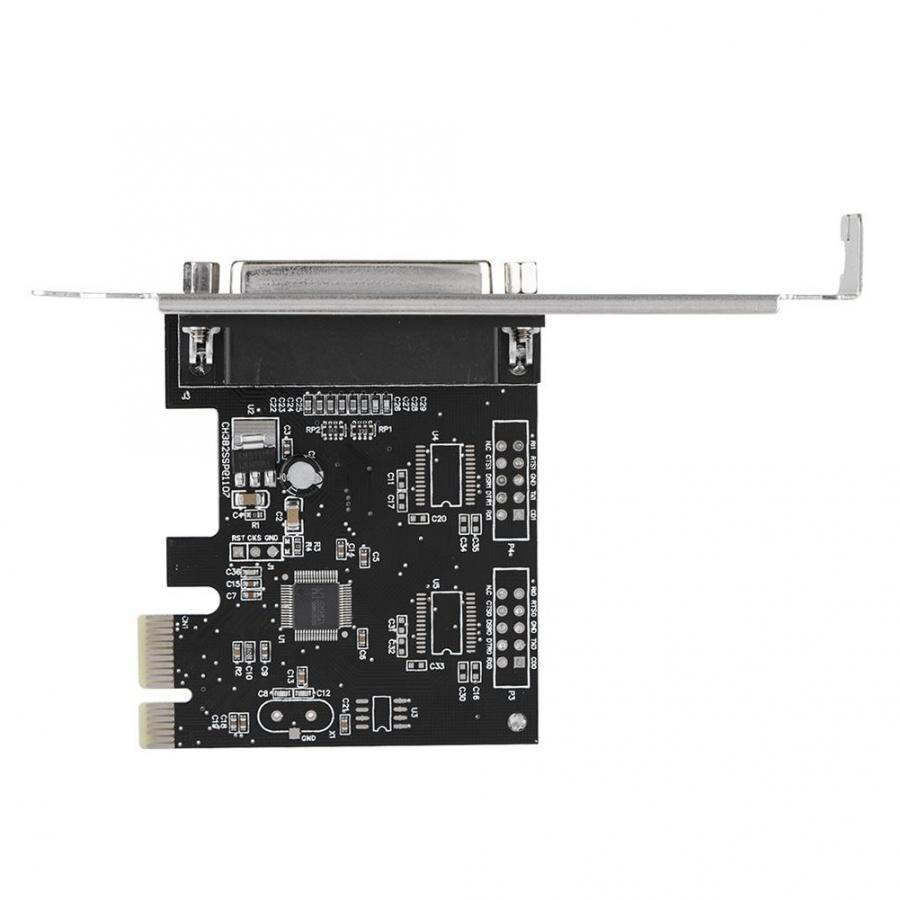 Pcie Naar Parallelle Poort Kaart Print Poort Lpt Pci-E Lpt Printer Card Adapter DB25