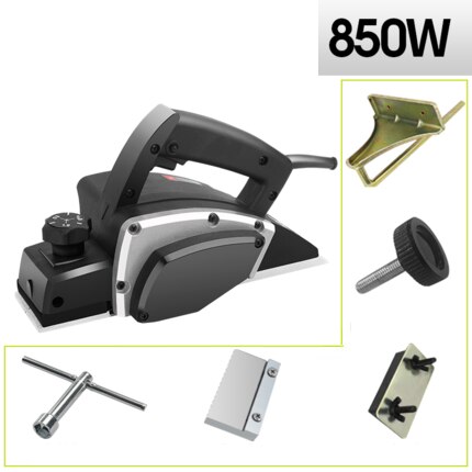 AC220V 1000W 0-2mm small multi-function handheld desktop planer, woodworking electric planer, multi-style optional: TYPE-S 850W