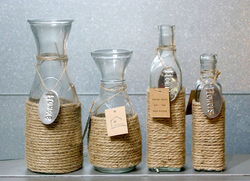 Natural Decor 90m Craft Twine Hemp Burlap String Twisted Jute Cord Rope Durable Rope Hanging Ornaments and Decoration