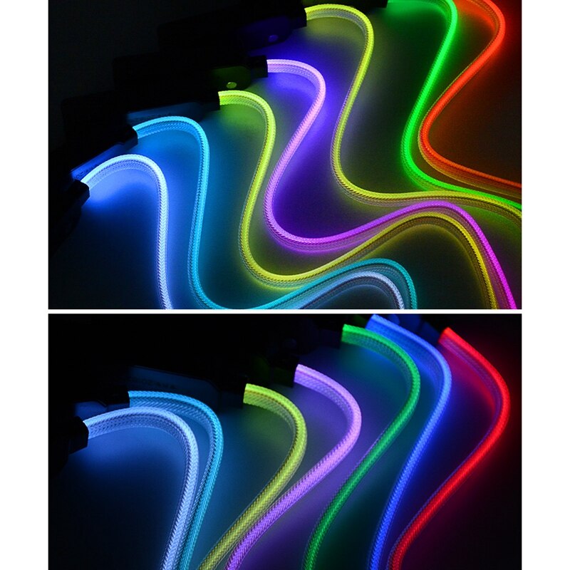 1 To 5 4Pins Fan Hub Case Chassis 12V Cpu Rgb Cooler Splitter for Cooler Case Chassis Cooling Fan Power