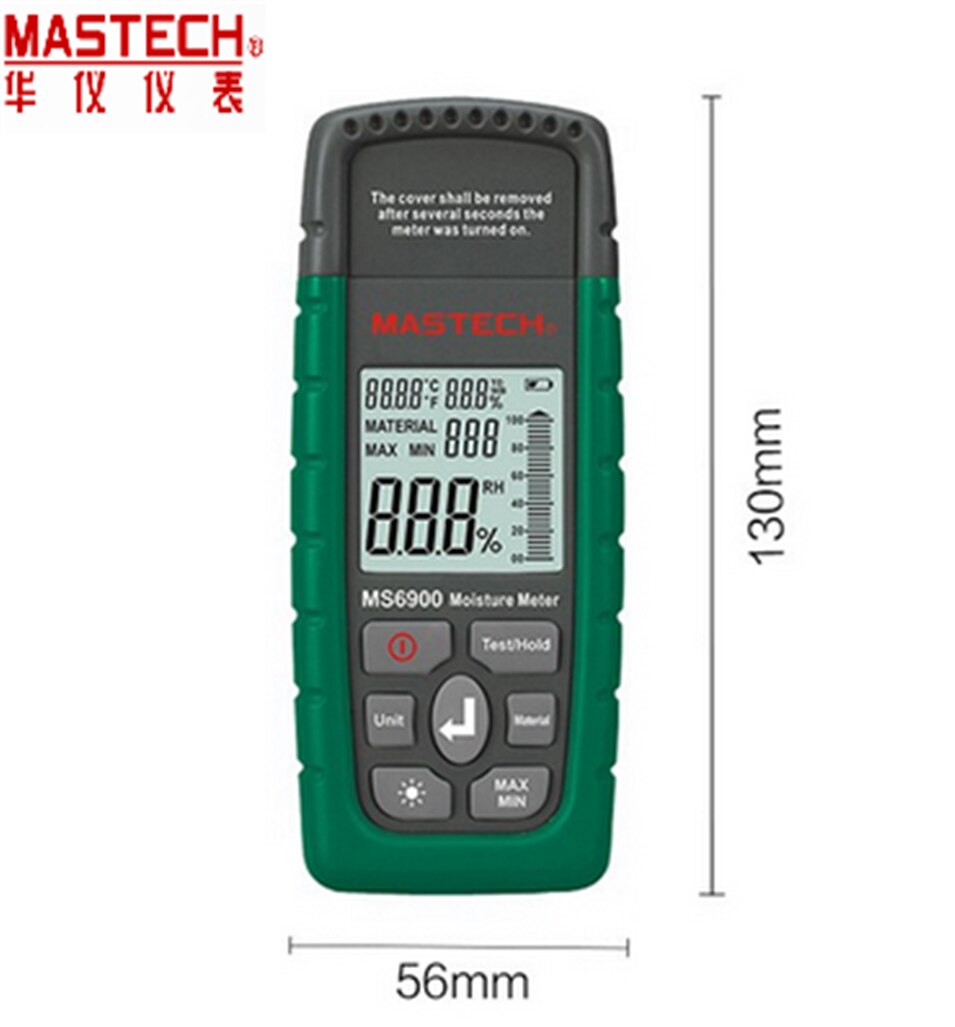 Mastech MS6900 higrometre Digital Moisture Meter Wood/ Lumber/Concrete Buildings