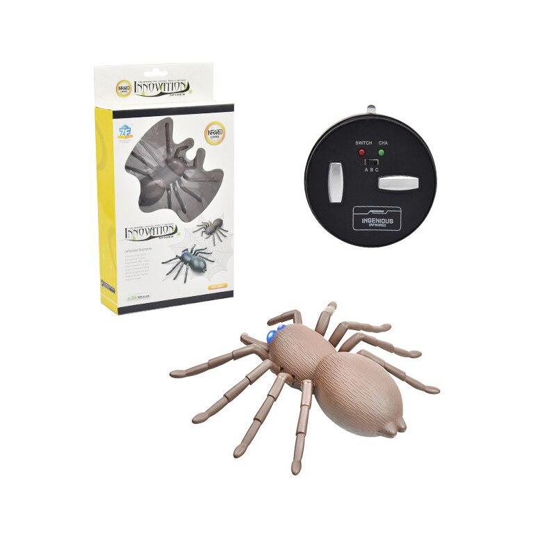 Infrarood Rc Afstandsbediening Dier Insect Speelgoed Simulatie Scorpion Spider Mot Prank Grappen Truc Speelgoed Kids Funny Novelty: 02 Spider