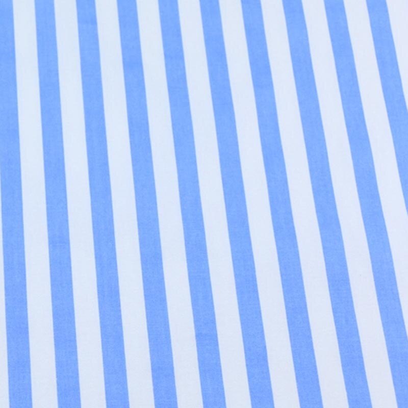 160CM * 50CM tela de algodón azul gris rojo caqui negro 1 cm tela de rayas para DIY ropa de cama remiendo de ropa decoraciones textiles para el hogar