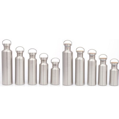 Stainless Steel Double Wall Vacuum Jug Insulated Water Bottles Travel Coffee Drink Vacuum Flasks 350/500/600/750/1000ml