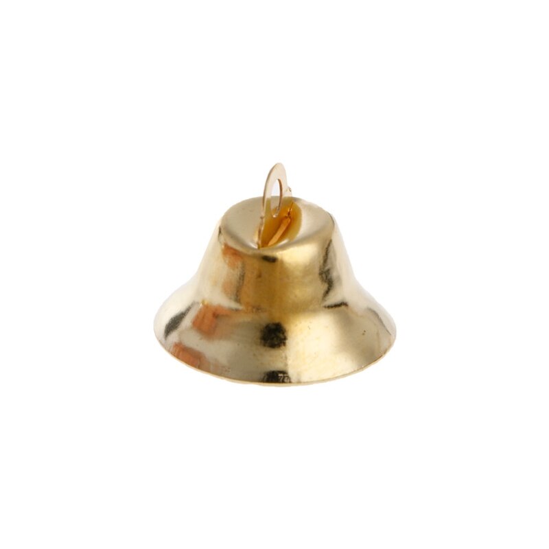 10Pcs 2cm Goud Jingle Bell Kerstboom Opknoping Ornamenten Decoraties