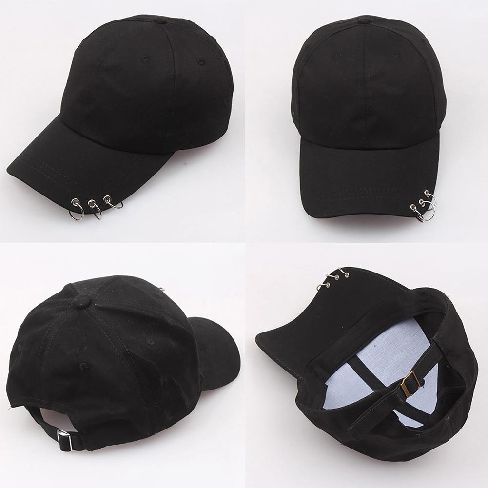 Men Women Baseball Cap Adjustable Casual Hip-Hop Hat Baseball Caps Black Pink White