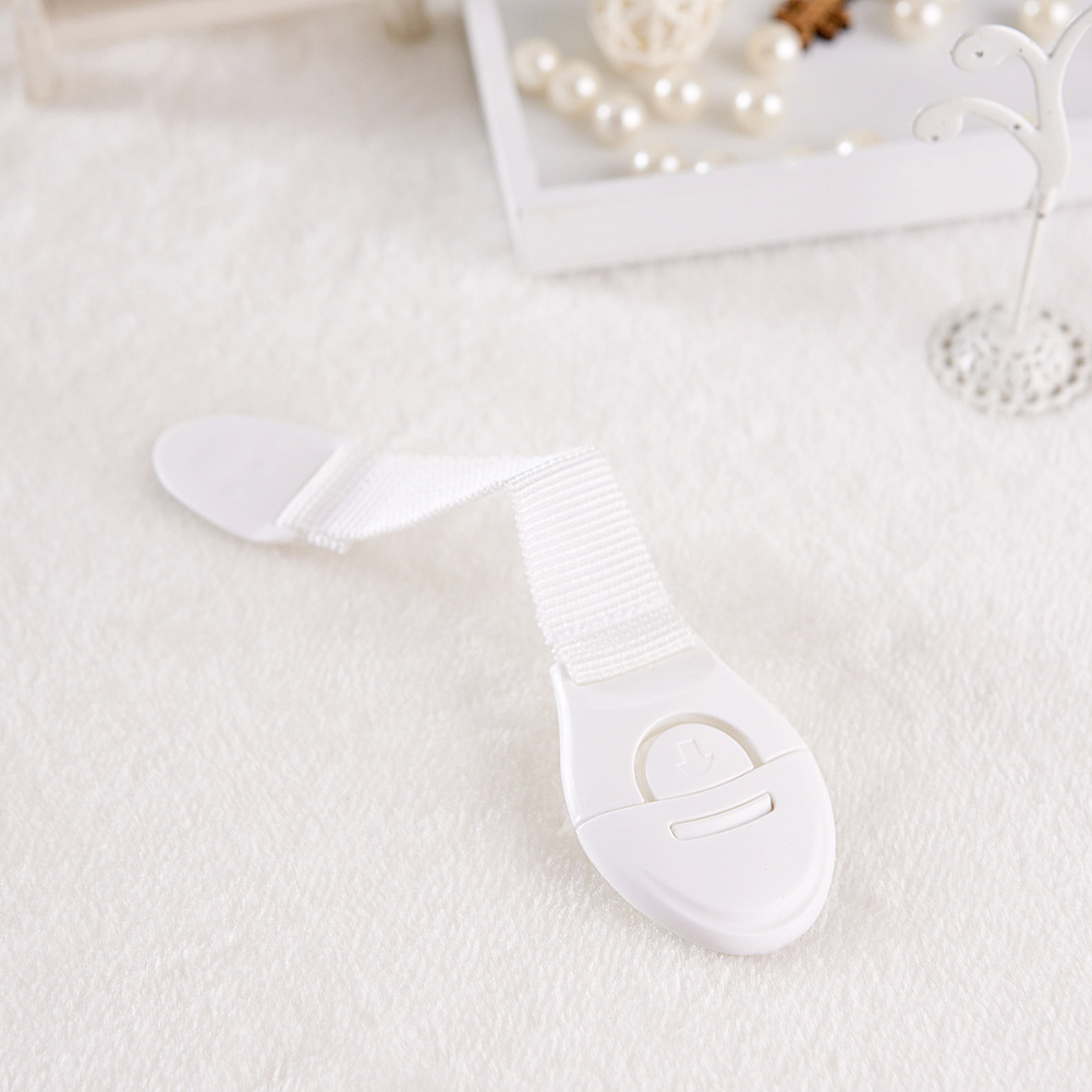 5 Pcs Kids Cabinet Door Drawers Safety Locks Refrigerator Locks Children Safety Protection Security Locks Straps Protector #40