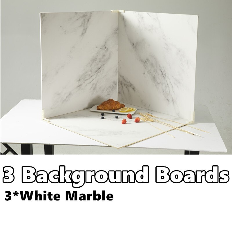 Arrière-plan de photographie en PVC, Grain de bois, panneau d&#39;arrière-plan Durable, étanche et réaliste, pour Studio Photo: WHITE
