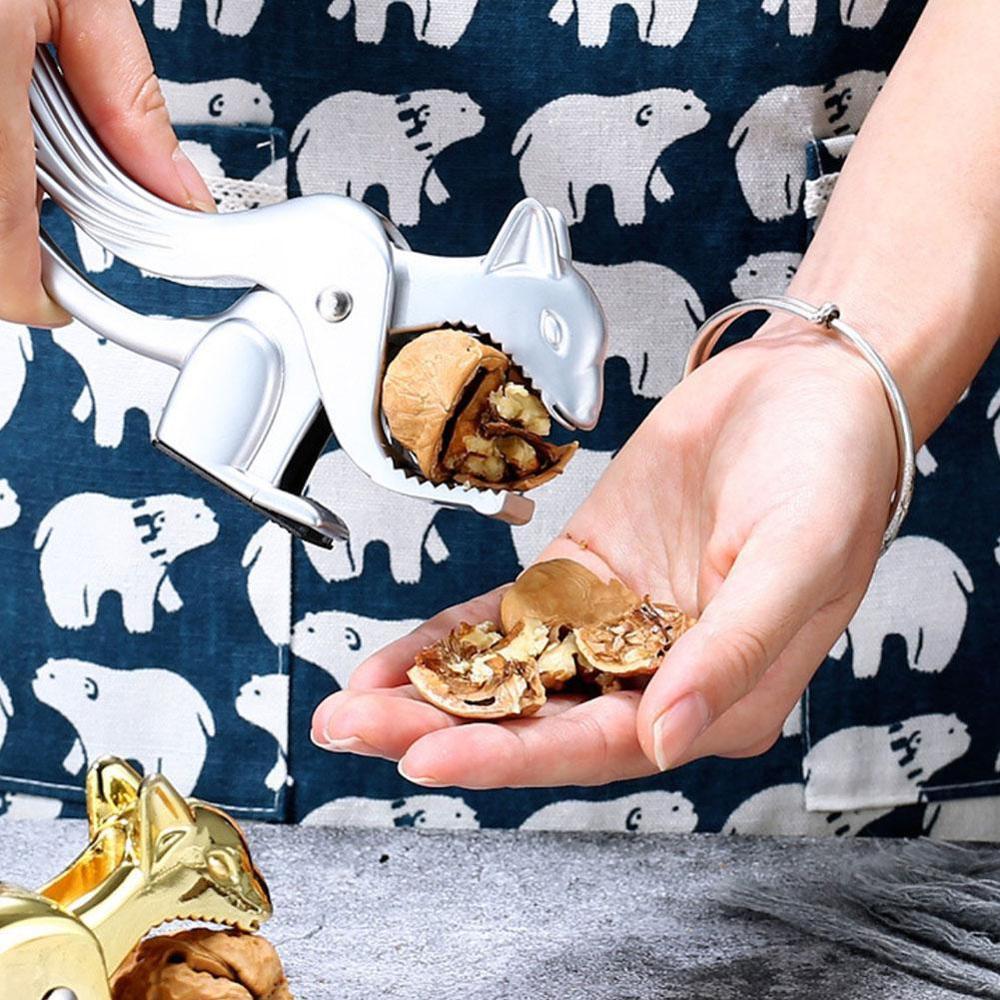 Squirrel Shape Almond Nut Pecan Nuts Nutcracker Nut Clamp Sheller Kitchen Hazelnut Clip Sheller Pliers Opener Walnut Tool