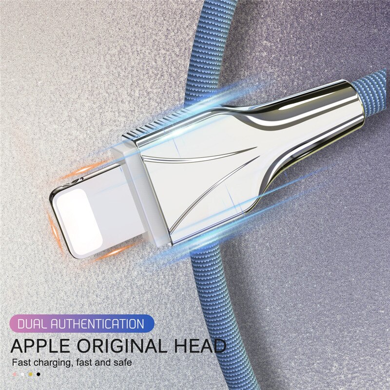 25cm 1m 2m 3m USB Cable for iPhone 8 7 6 6s Plus X XR 11 Pro Max 5 iPad Fast Charging Sync Data Wire original Phone Charger Cord