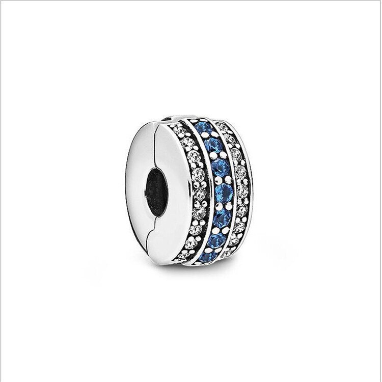 925 Sterling Silver Charms Colorful Beads Fit Original 3mm Bracelets DIY Jewelry Making For Women: CMS1537