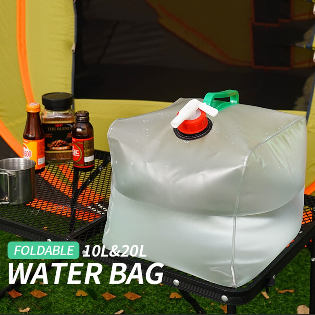 10/20L Opvouwbare Water Opslag Container Outdoor Wandelen Vissen Camping Opvouwbare Pvc Drinken Tas Water Tank Opvouwbare Emmer