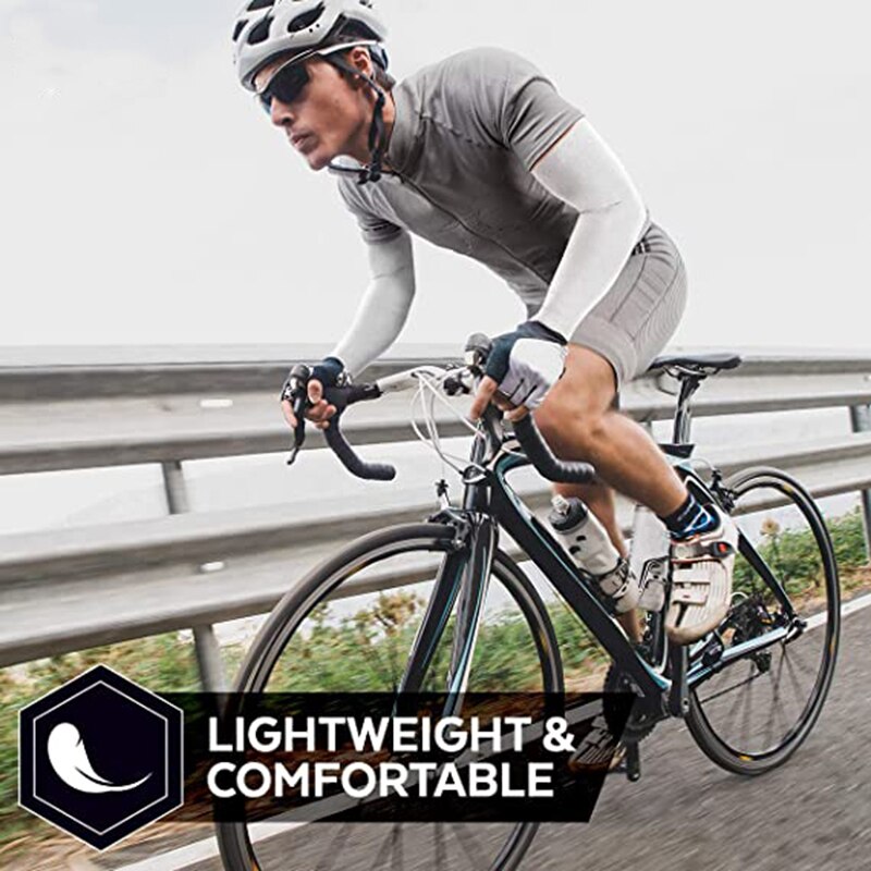 Rękawy naramienne chroniące przed słońcem UV dla mężczyzn i kobiet sportowe sportowe kompresyjne naramiennik chłodzący robić koszykówki, biegania, jazdy na rowerze