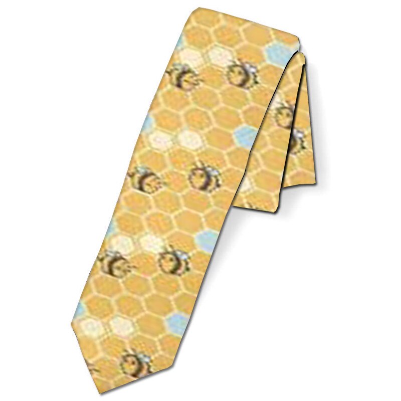Corbata clásica de con estampado 3D para hombre, corbatas creativas con estampado divertido de calavera para de periódico y boda, corbatas delgadas de poliéster de 8cm de ancho para hombre: Style2