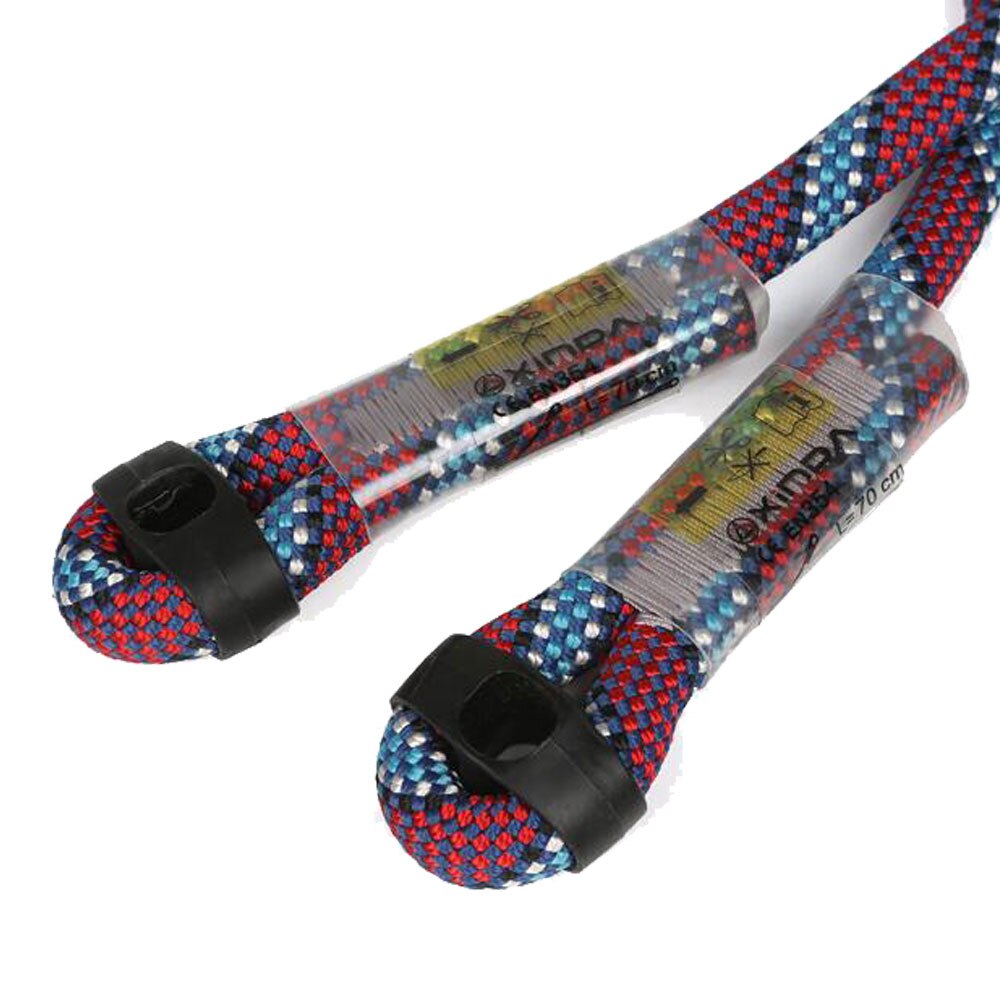 11mm Dia 18kn Rock Climbing Altitude Anti Fall Off Protective Safety Belt Cowstail Arborist Rigging Lanyard