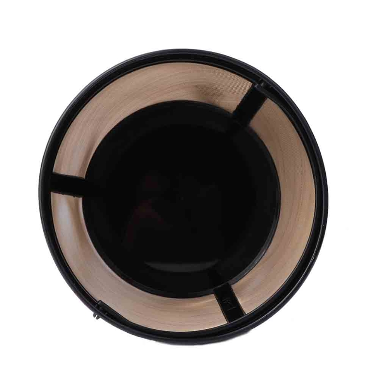 Genanvendeligt 10-12 kop kaffefilter kurv-stil permanent metalnetværktøj bpa fri  no28