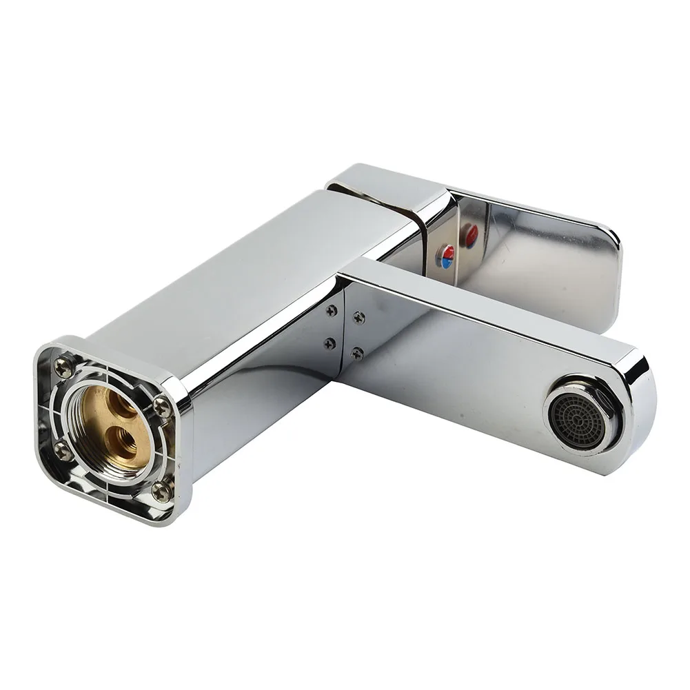 Rubinetti da bagno cromati rubinetti miscelatori caldi e freddi vanità bagno cucina rubinetti per lavabo da bagno montati sul ponte rubinetti per lavabo