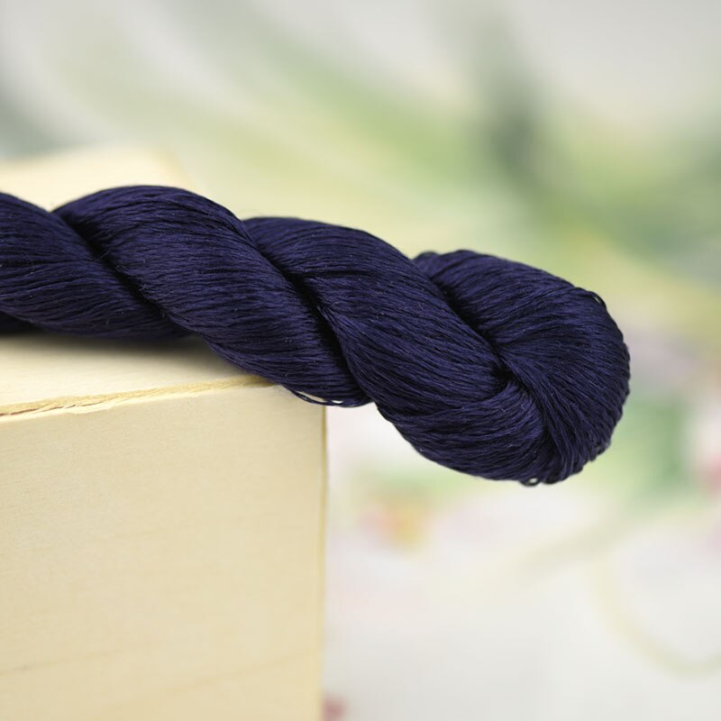 silk embroidery thread / 100% silk thread /hand embroidery embroider cross stitch/Aubergine / 8 pure colors: 8