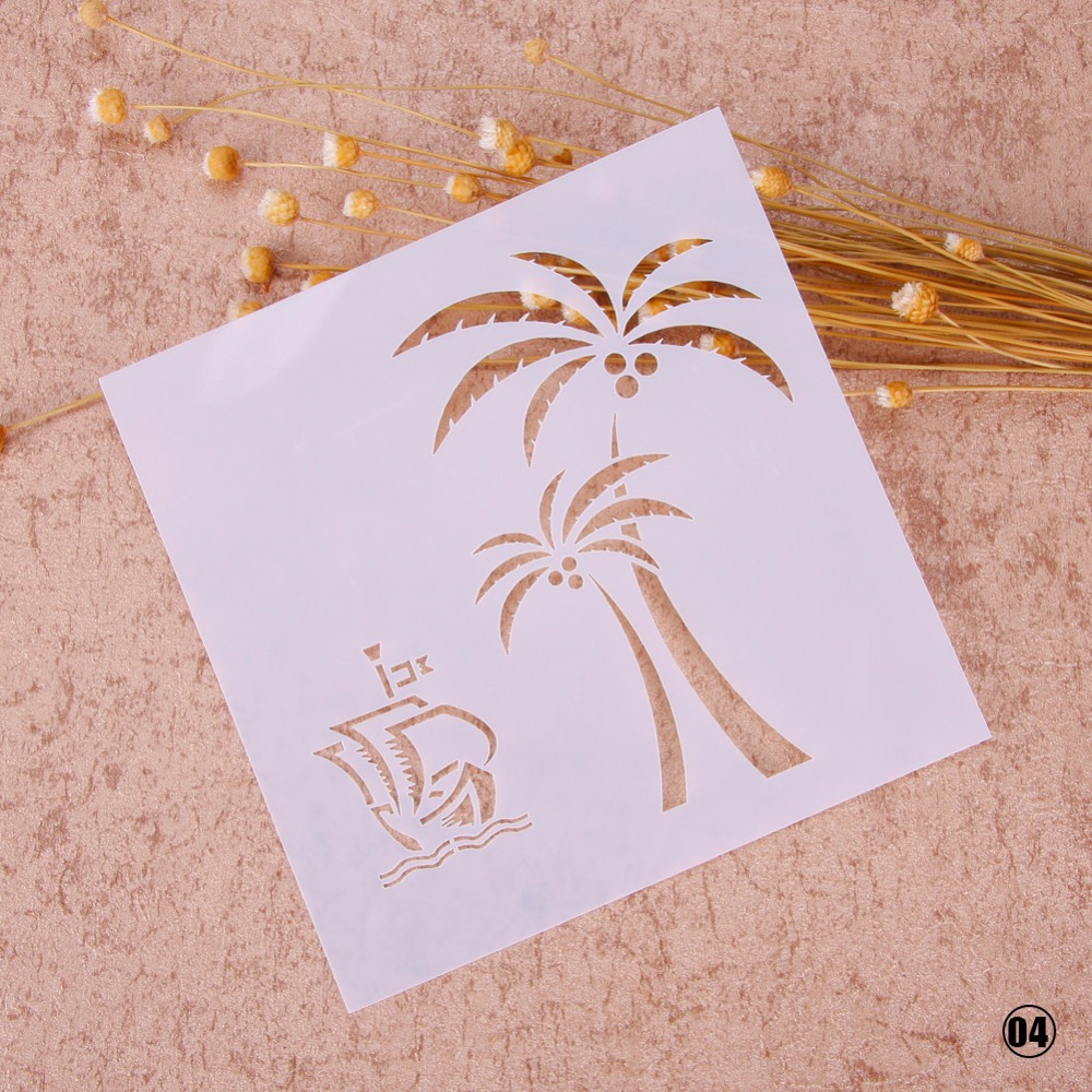 2pcs DIY Craft Painting Stencils For Scrapbooking Stamping Stamps Album Decorative Embossing Paper Cards Airbrush Template