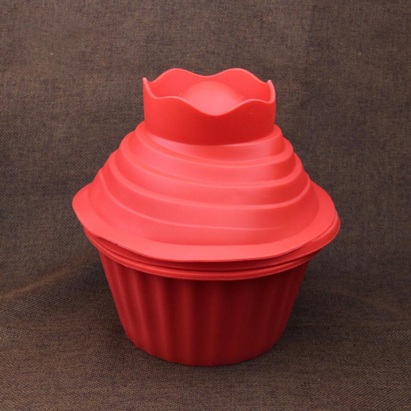 3 Stks/set Enkele Bloem Vorm Cupcake Siliconen Mal Hittebestendige Bakken Gereedschap Bakken Maker Siliconen Giant Cupcake Mold