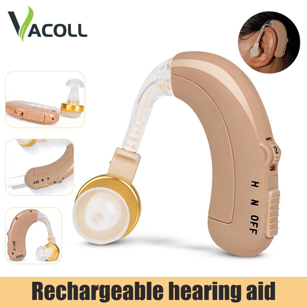 Draagbare Hoortoestel Oplaadbare Digitale Geluidsversterkers Aid Kit Tone Hearing Versterker Kleine Inner Ear Onzichtbare Gehoorverlies