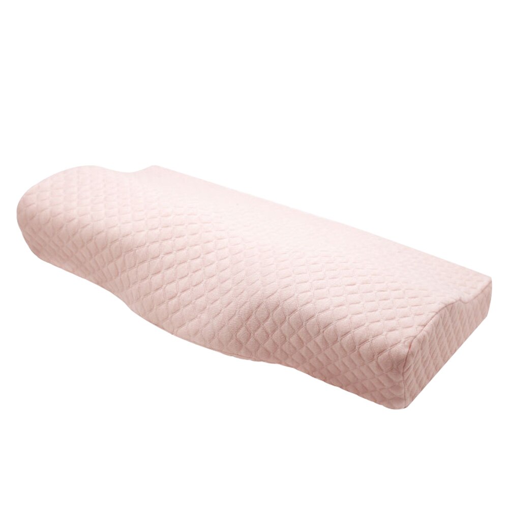 Memory Foam Kussen Voor Slaap Cervicale Kussens Vlinder Vormige Memory Kussens Ontspannen De Cervicale Wervelkolom Volwassen Trage Rebound: Pink