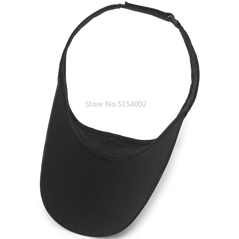 Men Women Air Top Hats Adjustable Visor Headless Outdoor Sports Tennis Golf Running Top Empty Sun Cap Summer Breathable Hats