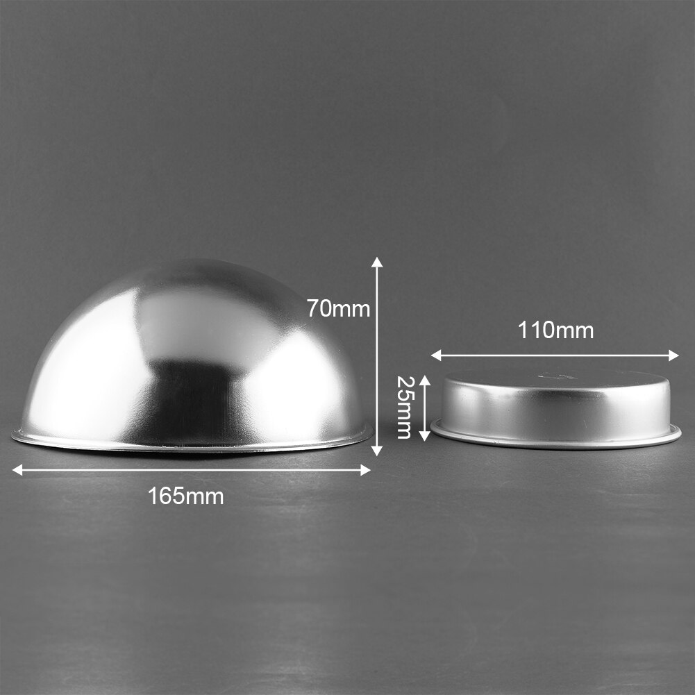 3D Sports Ball Cake Tin Pan Set Football Tennis Basketball Golf Half Ball Sphere Round Ball Shaped Aluminum Cake Pan Decorating