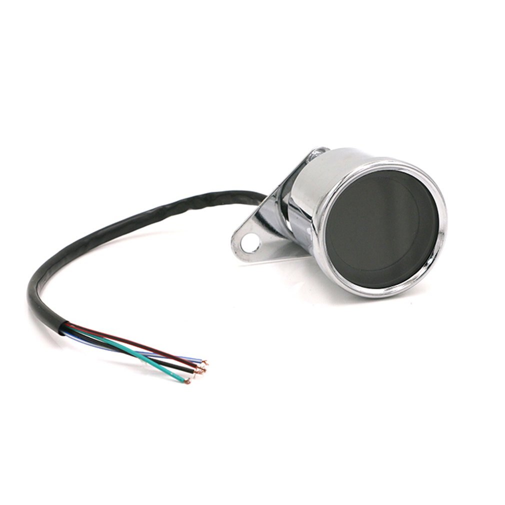 Universel moto numérique moto compteur de vitesse rétro LCD odomètre café Racer tachymètre indicateur Scooter ATV mètre