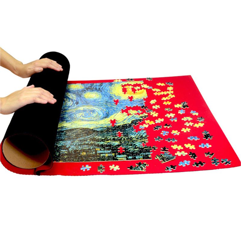 Puzzle Mat Roll Up for Jigsaw Puzzles Upto 2000Pcs Jigsaw Puzzles Roll Up Mat