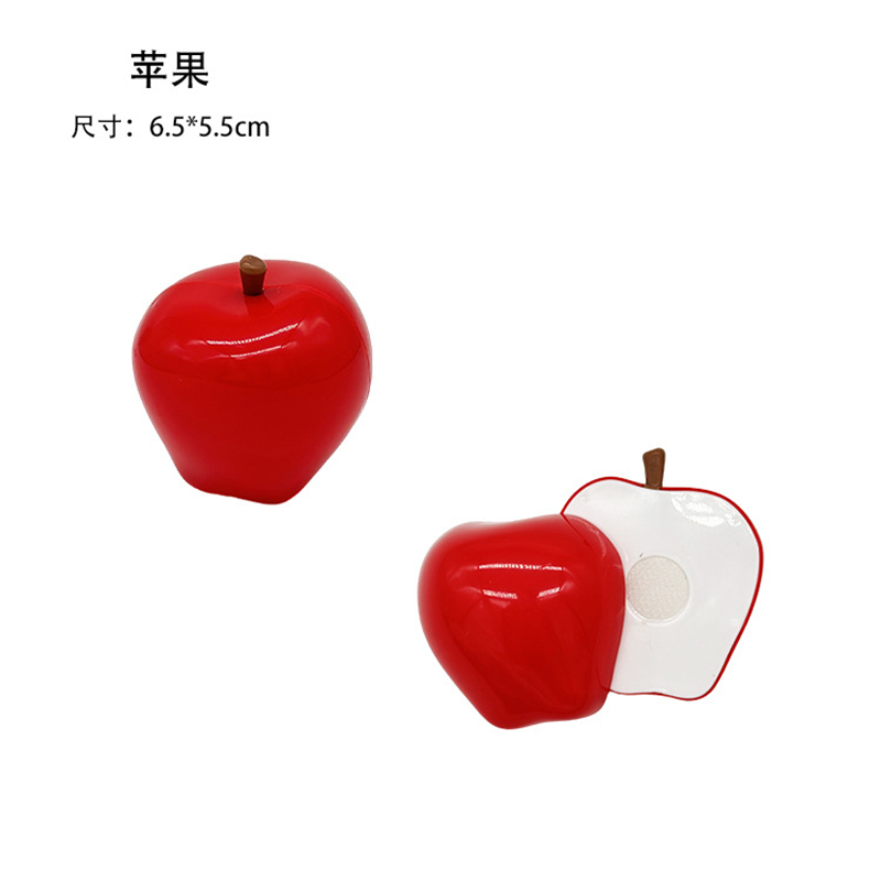 1Pcs Montessori Paste Chechele Simulation Durian Grapefruit Cherry Educational Toy Play House Decompress Educational Toy