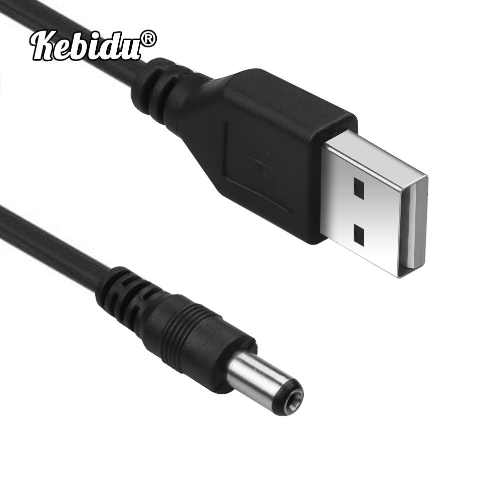 Kebidumei Usb-poort om DC 5.5mm 5 V DC Jack Power Cable Connector Supply Charger Adapter Cord Voor MP3/MP4 Speler